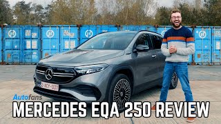 Mercedes EQA 250 REVIEW  Elektrische leasetopper 2021 [upl. by Acinej837]