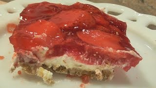 Strawberry Pretzel amp Cream Cheese Dessert [upl. by Isidro]