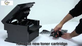 Canon MF 4410 Toner Cartridge Replacement  user guide 7232A [upl. by Daisie]