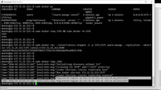 Docker Swarm Setting up HA [upl. by Yvette857]