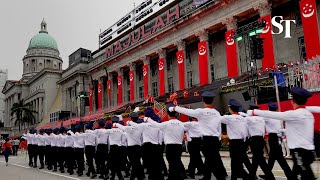 NDP2024 Parade and Ceremony segment to feature 35 marching contingents [upl. by Lemak]