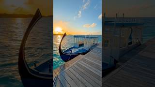 Beautiful sunset “Dhoni” ride maldives [upl. by Nairrod]