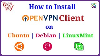 OpenVPN  How to Install and Configure OpenVPN Client on Ubutun  Debian  LinuxMint [upl. by Pavla]