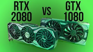 Nvidia RTX 2080 vs GTX 1080  Benchmarks amp Comparisons [upl. by Ennazus]