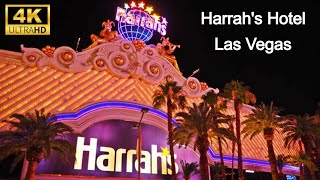 4K Harrahs Hotel Las Vegas 2024 Walking Tour  Pool Open No Commentary [upl. by Cahra]