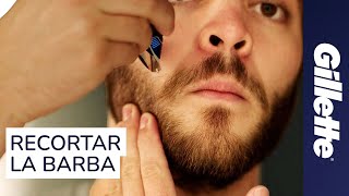 Cómo Recortar la Barba  Gillette STYLER  Tutorial [upl. by Urbana]