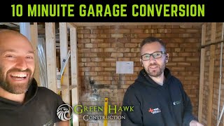 10 MINUITE GARAGE CONVERSION [upl. by Merta]