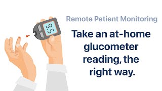 How to take a glucometer reading athome [upl. by Aicssej]