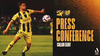 Press Conference  Callan Elliot speaks to media [upl. by Ahsiel]