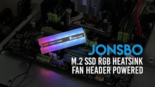 DIY  Adding an RGB Heatsink to an M2 NVMe SSD  Jonsbo RGB Heatsink [upl. by Notgnillew417]