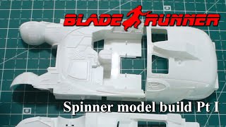 124 scale Fujimi Spinner model build Pt I [upl. by Ardena]