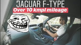 Jaguar FType P300 Mileage  Sportscar efficienct as a Hatchback Hindi  English [upl. by Nednyl833]