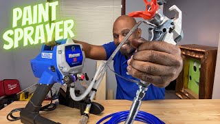 HOW TO USE A PAINT SPRAYER LIKE A PRO [upl. by Nwahsyd]