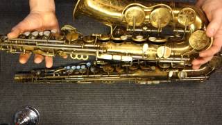 Repairmans Overview King Zephyr Special Saxophone [upl. by Relyat]