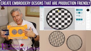 How to Create Production Friendly Embroidery Designs [upl. by Santoro]