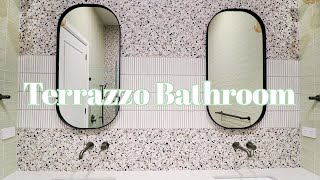 Terrazzo Tile Concept Bathroom Design  SHOWTILE [upl. by Marva]