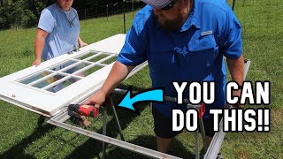 DONT BUY IT FIX IT Mobile Home Door Repair [upl. by Ahsimal]