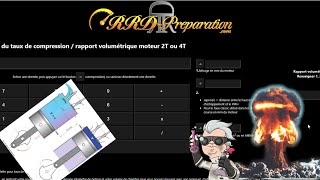 Calculette et explicatifs de taux de compression standard  japonais RRDPREPARATION [upl. by Reyna]