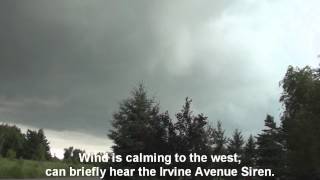 Bemidji Siren Activation for Severe Thunderstorm Warning [upl. by Mikel]