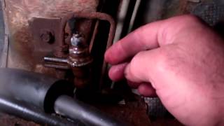 Changing a vehicle brake line [upl. by Hart]