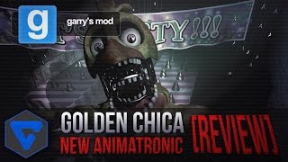 Nuevo Animatronico Golden Chica Five Nights At FreddyS Gmod Review Y Teoria WItowngameplay [upl. by Riegel]