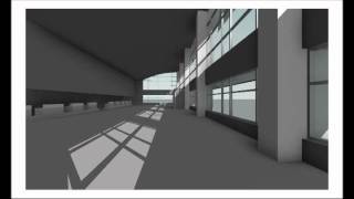 Spokane International Airport 3D Animation Revit Virtual Tour [upl. by Sontag]