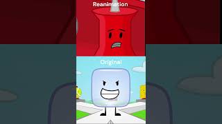 BFDIA 11 Scene Reanimated vs Original bfdi bfb animation [upl. by Johppah]