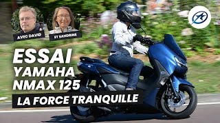 Yamaha NMax 125  Essai 2023 [upl. by Nikolos]