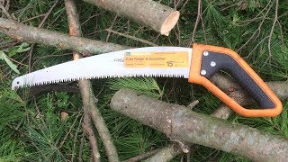 Fiskars 15 in Pruning Saw Review  Best Tree Saw [upl. by Sandie]