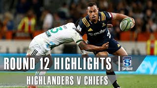 ROUND 12 HIGHLIGHTS Highlanders v Chiefs  2019 [upl. by Anaeirb72]