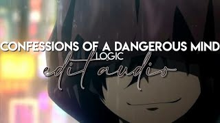 edit audio  confessions of a dangerous mind logic [upl. by Nilo43]