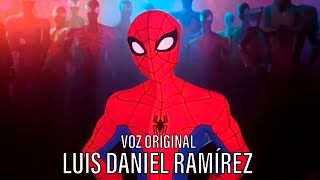 SPOLIERS Cameo de ESPECTACULAR SPIDERMAN con la voz de LUIS DANIEL RAMÍREZ  Montaje [upl. by Ttegdirb574]