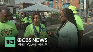 Community shows out for Allegheny Avenue Arts Festival in North Philadelphia [upl. by Ardnahsal422]