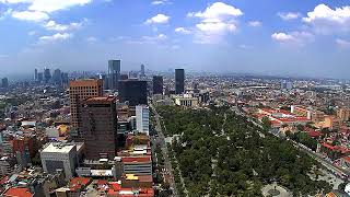 Sismo en la Ciudad de México 19 de septiembre 2017 visto desde la Torre Latinoamericana [upl. by Darla]