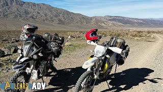 Death Valley Adventure Ride Part VII Panamint Valley Goler Canyon Bad waters [upl. by Rehpotsrihc546]