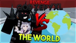 GOD ZEPYXL Vs THE WORLD In Tower Of Hell INTENSE [upl. by Turtle]