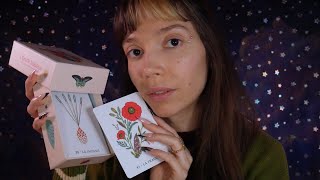 ASMR  Séance de divination et tirage de cartes 🔮 tapping tracing [upl. by Almira629]