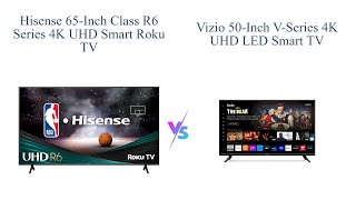 Hisense 65Inch Roku TV vs VIZIO 50Inch Smart TV 🌟 Comparison 2022 📺 [upl. by Niamor325]