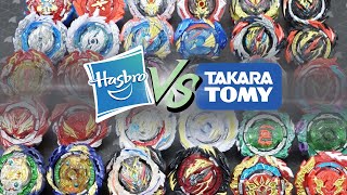 BRAND WARS  DB amp BU Beys VS QuadDrive amp QuadStrike Beys HASBRO VS TT CONTEST  Beyblade Burst [upl. by Harned532]