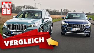 BMW X1 vs Audi Q3 2023  Der neue BMW X1 stellt sich dem Audi Q3  Vergleich mit Dennis Petermann [upl. by Joseph]