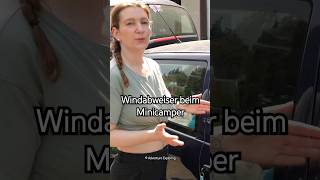 Windabweiser beim Minicamper [upl. by Haliak]