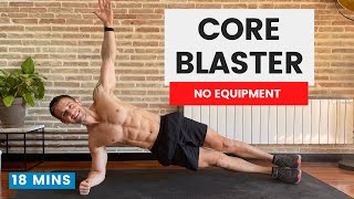 CORE BLASTER  Abs Workout to get Strong amp Defined  No Equipment  18 Minutes  CrockFitApp [upl. by Radek]