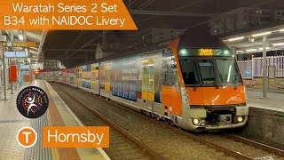 Transport for Sydney Vlog 657 Waratah Series 2 with NAIDOC Livery  Hornsby Trainspotting [upl. by Ingram]