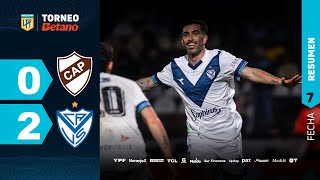 PLATENSE 0  2 VÉLEZ  Resumen del partido  TorneoBetano 2024 [upl. by Aveline]