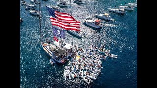 2024 Beneteau Rendezvous action at Two Harbors [upl. by Carthy752]