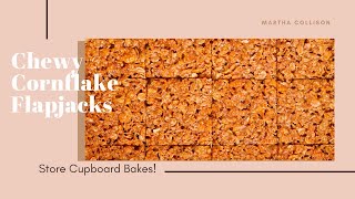 Cornflake English Flapjacks  STORE CUPBOARD BAKING [upl. by Ecneret]