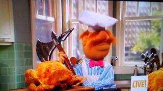 The Muppets Swedish Chef on Thanksgiving Live on Food Network [upl. by Akinek]