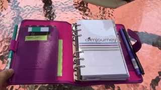 Filofax Personal Setup Fitness Journal [upl. by Eirrod]