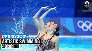 So how does Artistic Swimming work at the Olympics  Paris2024 [upl. by Ybor465]