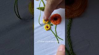 Cretan stitch embroidery embroidery handembroidery shortvideos taanka [upl. by Suzanne649]